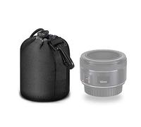 Selens Black Protective Drawstring Soft Neoprene DSLR Camera Lens Pouch Bag for Sony Canon Nikon Pentax Olympus Panasonic, Small Size