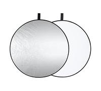 Selens Light Reflector Photography 30cm Silver White 2 in 1 Collapsible Portable Round for Photo Studio Video Indoor and Outdoor Lighting Product Shooting with Carrying Bag