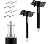 Selens Photography Wall Mounted Boom Arm 28 cm for Photography Photo Studio 2 Pieces Wall Ceiling Mount with 1/4 Inch Thread Universal Adapter for Monolight Camera Lighting Flash Video