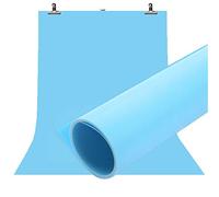 Selens PVC Background, 120 x 200 cm, Waterproof Photography Background, Matte Background for Photo Studio, Blue