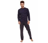 Selente Sweet Dreams Men's Modern and Comfortable Soft Cotton Pyjamas / Shorty Pyjamas Various Models, darkblue, XL