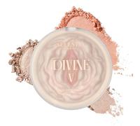 SELESTIA BEAUTY Divine V Makeup Powder Highlighter - Powder Highlighter for Radiant Glow - Face Illuminator for All Skin Tones - Easy Powder Highlighter