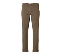 SELECTED HOMME Men's Slh175-slim New Miles Flex Pant Noos Chino Trousers, Morel, 33 W/32 L