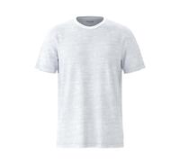 SELETED HOMME Men's Slhaspen Slub Ss O-Neck Tee Noos T-Shirt, Bright White, L
