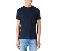 SELETED HOMME Men's Slhaspen SS O-Neck Tee W Noos T-Shirt, Blazer Navy, M