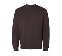 SELETED HOMME Men's Slhemanuel Soft Crew Neck Sweat Noos Sweatshirt, Chocolate Cake, M