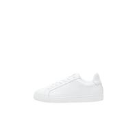 SELETED Homme Men's SLHEVAN Leather Noos Trainers, White, 41 EU, White, 7 UK