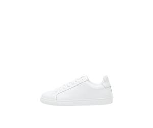 SELETED Homme Men's SLHEVAN Leather Noos Trainers, White, 45 EU, White, 11 UK