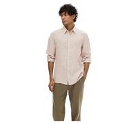 Selected Homme Mens Regkylian-Linen Classic Long Sleeve Shirt Pure Cashmere XL