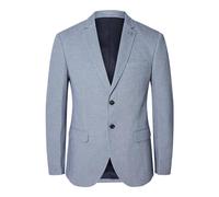 SELETED HOMME Men's Slhslim-Alvin BLZ Noos Jacket, Chambray Blue, 38R