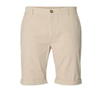SELETED HOMME Men's Slhslim-Luton Flex Shorts Noos, Pure Cashmere/Detail:w. Oatmeal, S