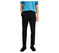 SELETED Homme Men's SLHSLIM-New Miles 175 Flex Pants W N Chino, Black, 31/32, Black, 31 W/32 L