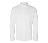 SELETED HOMME Men's Slhslimbond-Pique Knit Shirt Ls Noos Shirt