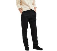 SELETED HOMME Men's Slhstraight-New Miles 196 Flex Pants W N Chino, Black, 36 W/32 L
