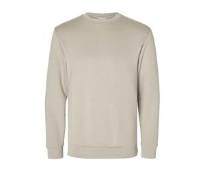SELETED HOMME SLHEMANUEL Soft Crew Neck Sweat Noos, Pure Cashmere, S