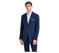 SELETED HOMME SLHSLIM-Oasis Linen BLZ NOOS Suit Jacket, Dark Navy