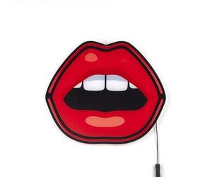 Seletti Blow Mouth LED Wall Lamp Red
