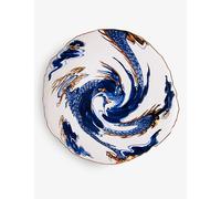 Seletti Diesel Living With Seletti Classics On Acid Imari Dragon Porcelain Dinner Plate 28cm