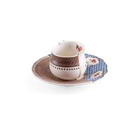 Seletti Hybrid Collection Tavola Coffee Cup with Saucer Porcelain Hybrid 2.0-DJENNE