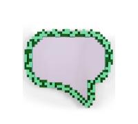 Seletti Pixel wall mirror - Green One Size