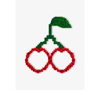 Seletti Seletti Cherries Pixel Wooden and Glass Mirror 76cm x 70cm