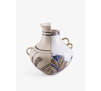 Seletti Seletti Hybrid Nazka Abstract-Pattern Bone-China Porcelain Vase