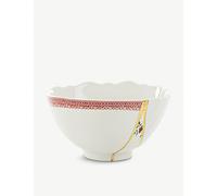 Seletti Seletti Kintsugi N1 Porcelain and 24ct Gold Bowl 15.2cm