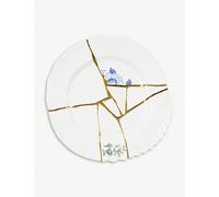 Seletti Seletti Kintsugi N3 Porcelain and 24ct Gold Dinner Plate 27cm