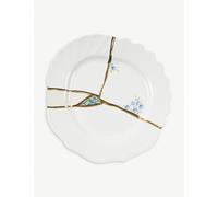 Seletti Seletti Kintsugi N3 Porcelain and 24ct Gold Fruit Plate 21cm