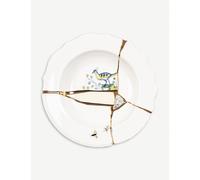 Seletti Seletti Marcantonio Kintsugi Porcelain Soup Plate 22cm