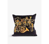 Seletti Seletti Trumpets Graphic-Print Woven Cushion Cover
