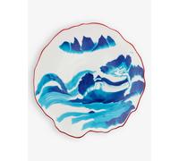 Seletti X Diesel Living Classics on Acid Melting Landscape Porcelain Dessert Plate 21.5cm