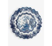 Seletti X Diesel Living Classics on Acid Willow Wave Porcelain Dessert Plate 21cm