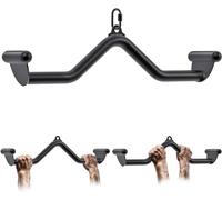 SELEWARE 24" Multi-Grip LAT Pull Down Bar - Durable Alloy Steel, Ergonomic Grip, Versatile Cable Machine Attachment for Versatile Muscle Training