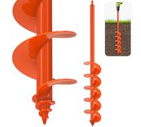 SELEWARE Auger Drill Bit for Planting - 4"x 32" Robust Earth Drill for the Garden, Suitable for Drills with 3/8 Inch Hex Drive - Bulb Planting Tool, Earth Auger for Flowers
