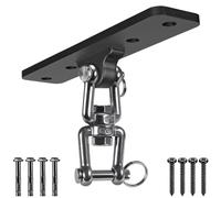 SELEWARE Heavy Duty Punch Bag Bracket, Wall Ceiling Mount Boxing Punching Bag Hanger, Wood Beam Hook Holder for Boxing Kickboxing Home Gym Fitness Equipment Strength Training Systems, 600 LB Capacity