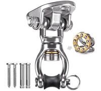 SELEWARE Heavy Duty Swing Hanger with Bearing Swivel 1200 LB Capacity Stainless Steel Swing Hook Ceiling Swing Mount Indoor Outdoor Swing Hardware for Aerial Yoga Silks Hammock Chairs Heavy Bag