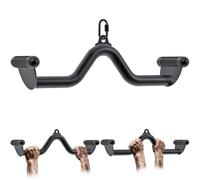 SELEWARE LAT Pull Down Bars, Cable Machine Attachment, Multifunction Back Strength Training Bicep Triceps Ergonomic Handle Grips, 20" Heavy Duty Steel Lat Pulldown Bar for Home Gym Fitness Workout