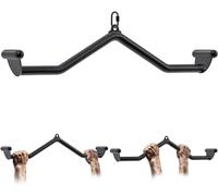 SELEWARE Multi-Grip Pull Down Bar, 32", Alloy Steel, Ergonomic Grip, Versatile Cable Machine Attachment for Home Gym Muscle Training