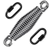 SELEWARE Punching Bag Hanging Kit, 350LB Capacity Stainless Steel Spring with 2 Metal Snap Hooks, Standing Punching Bag Swings Hammocks Hanging Chairs and Porch Swings