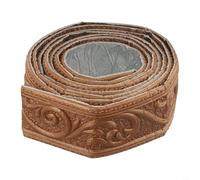 Self-Adhesive 3D Foam Wall Skirting Border Waterproof Trim Strip, XPE Decorative Moulding for Home Improvement DIY Door Frame Corners, Easy Install 230×5cm White Silver Gray(Brown)