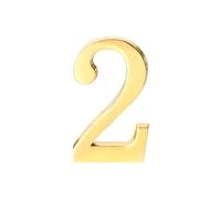 Self-Adhesive 3D House Numbers, Brass Mailbox Decor Number Stickers for Outside Door, Gate, Apartment, Office, Hotel Room, Farmhouse