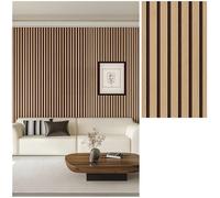 Self-Adhesive 3D Wood Grain Wall Panels, Waterproof PVC Peel & Stick Wall Decor for TV Background, Ceiling, Kitchen, Bathroom(B,0.6x10 Meters)