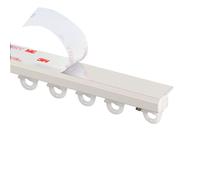 Self-Adhesive 8FT Ceiling/Wall Rain Track - No Drill, Damage-Free Rain Rod System, Includes Adhesive Rain Rod, Perfect for Home Use (Color: White, Size: 5M/16.4FT)