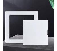 Self Adhesive Access Panel Cover 100x100mm (4x4in) for Drywall & Tile, Easy Inll Plastic Access Door, Ceiling & Wall Hole Plate - White, 80x80 & 250x250mm Catible
