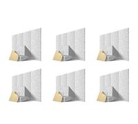 Self-Adhesive Acoustic Panels, Pack of 72, 12 x 12 x 0.4 Soundproof Padding, Sound Damping Plate for Home