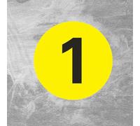 Self-Adhesive Acrylic Number Tags, Round Plastic Number Tags For Offices/Warehouse Sorting/Schools, Locker Cabinet Numeral Signage Label Labels(1-5 PCS,Dia 5cm)