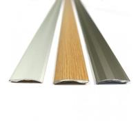 Self adhesive aluminium door bar threshold adjustable ramp 0.9m (Brushed Steel)
