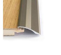 Self adhesive aluminium door bar threshold brushed steel adjustable ramp 0.9m