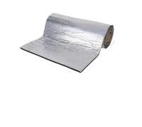 Self Adhesive Aluminium Foam 5/10mm Self Adhesive Aluminum Foil Insulation for Cars Sound Heat Proof Pad Fireproof for Engine Hood Door Panel Truck Van(2000x500x10mm-L)